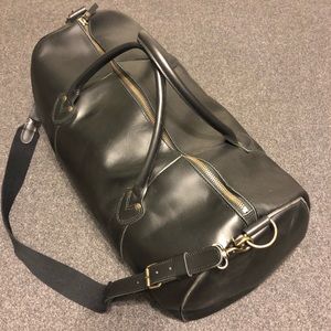 LL Bean Signature Leather Duffle